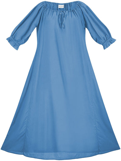 Brigid Maxi Chemise Limited Edition Aegean Blue